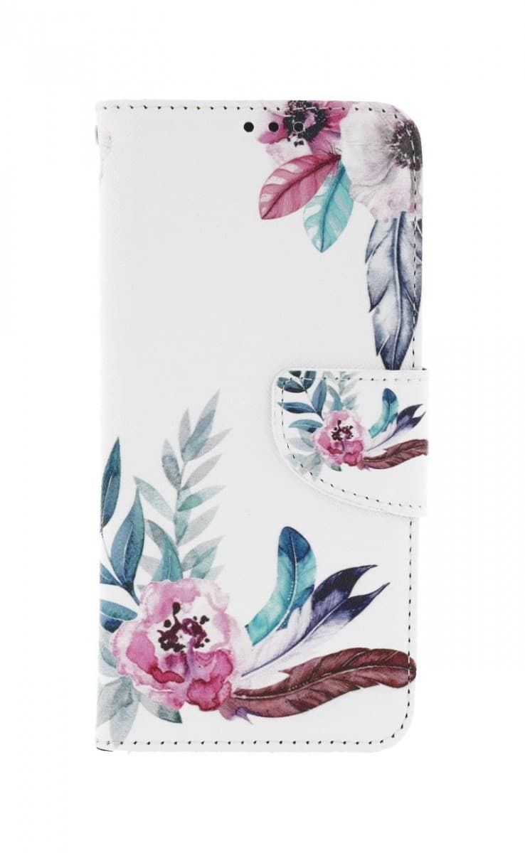 Pouzdro TopQ Xiaomi Redmi Note 11 knížkové Něžná pírka 73628 - náhled 1