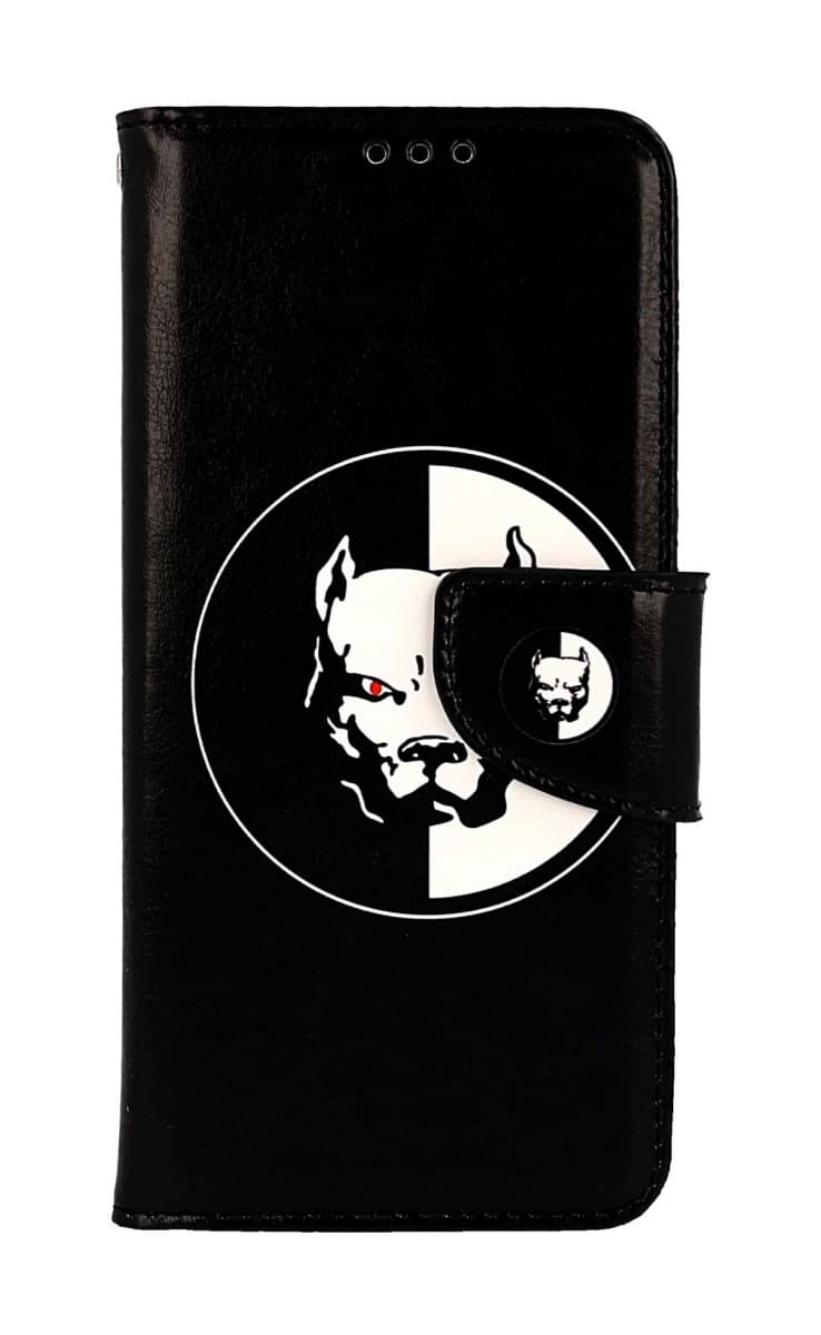 Pouzdro TopQ Xiaomi Redmi Note 11 knížkové Černobílý pitbull 73674 - náhled 1