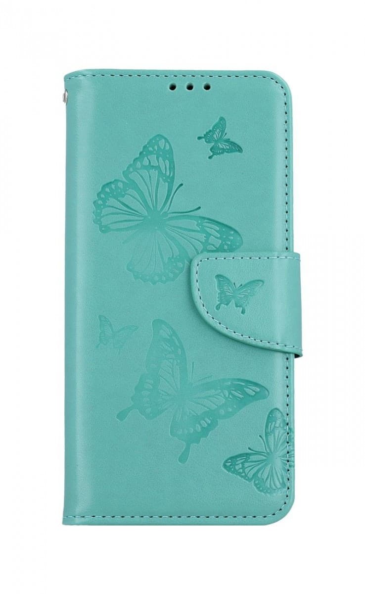 Pouzdro TopQ Xiaomi Redmi Note 11 knížkové Butterfly zelené 73694 - náhled 1