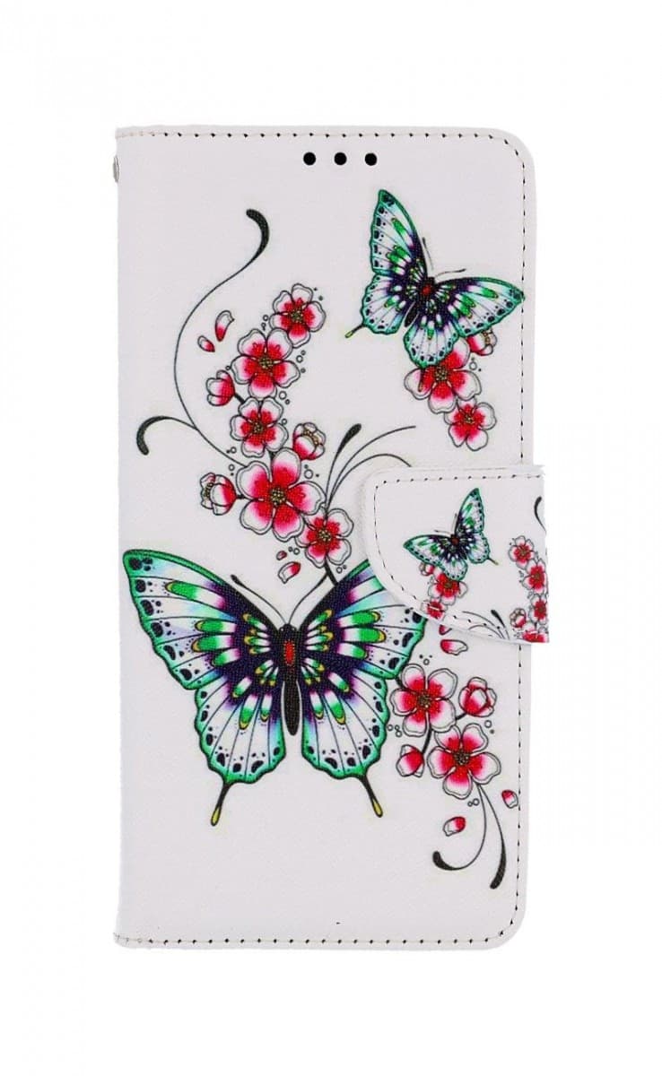 Pouzdro TopQ Xiaomi Redmi Note 11 Pro knížkové Motýlci s květinou 73723 - náhled 1