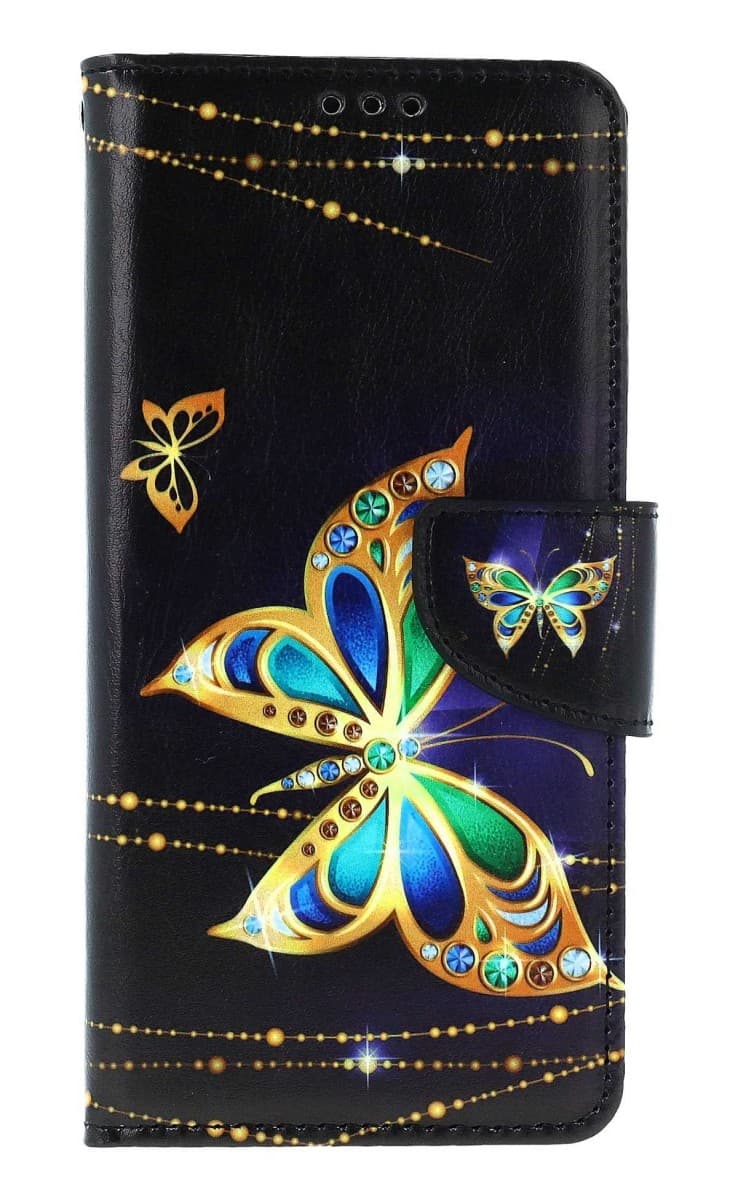 Pouzdro TopQ Xiaomi Redmi Note 11 Pro knížkové Zlatý motýl 73740 - náhled 1