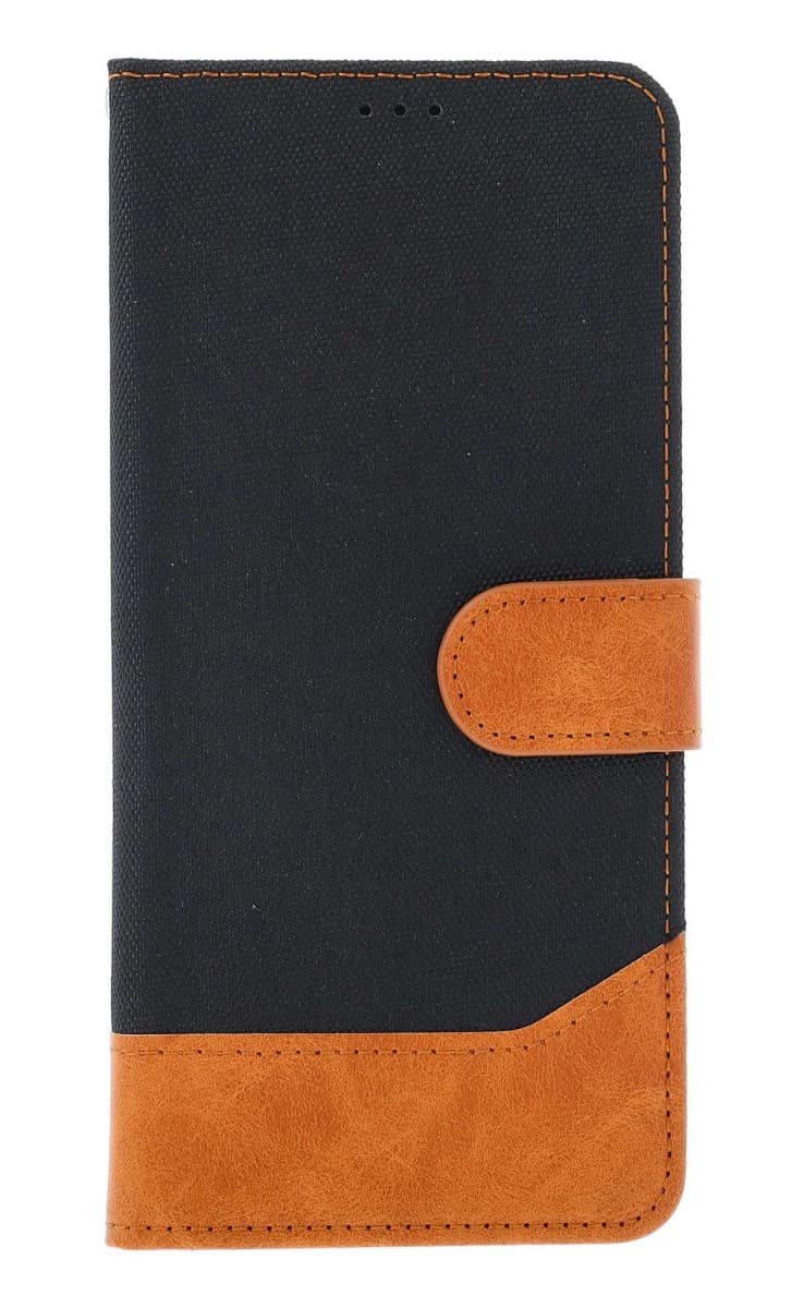 Pouzdro TopQ Jeans Xiaomi Redmi 14C knížkové černé 133768 - náhled 1