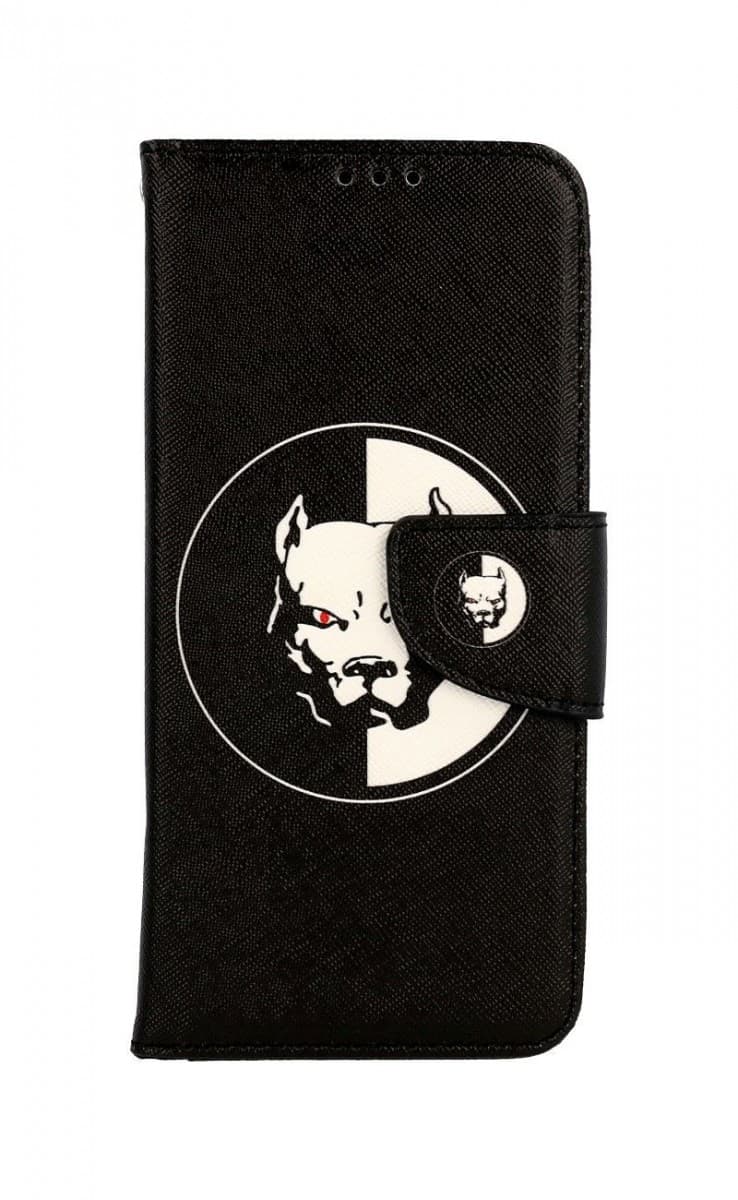 Pouzdro TopQ Vivo V23 5G knížkové Černobílý pitbull 73862 - náhled 1