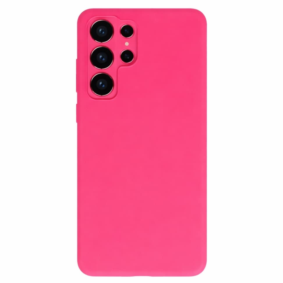 Zadní kryt Silicone Lite pro Samsung S25 Ultra fuchsiový