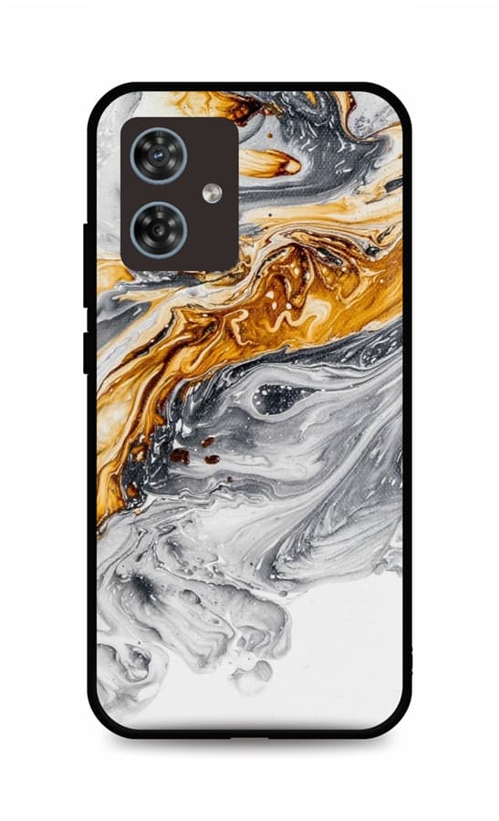 Kryt TopQ LUXURY Motorola Moto G54 5G Marble šedo-zlatý 123881