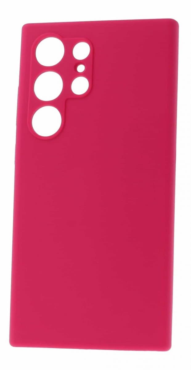 Zadní kryt Silicone Lite pro Samsung S24 Ultra malinový