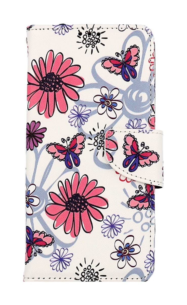 Pouzdro TopQ Honor X8 knížkové Flowers 93921 - náhled 1