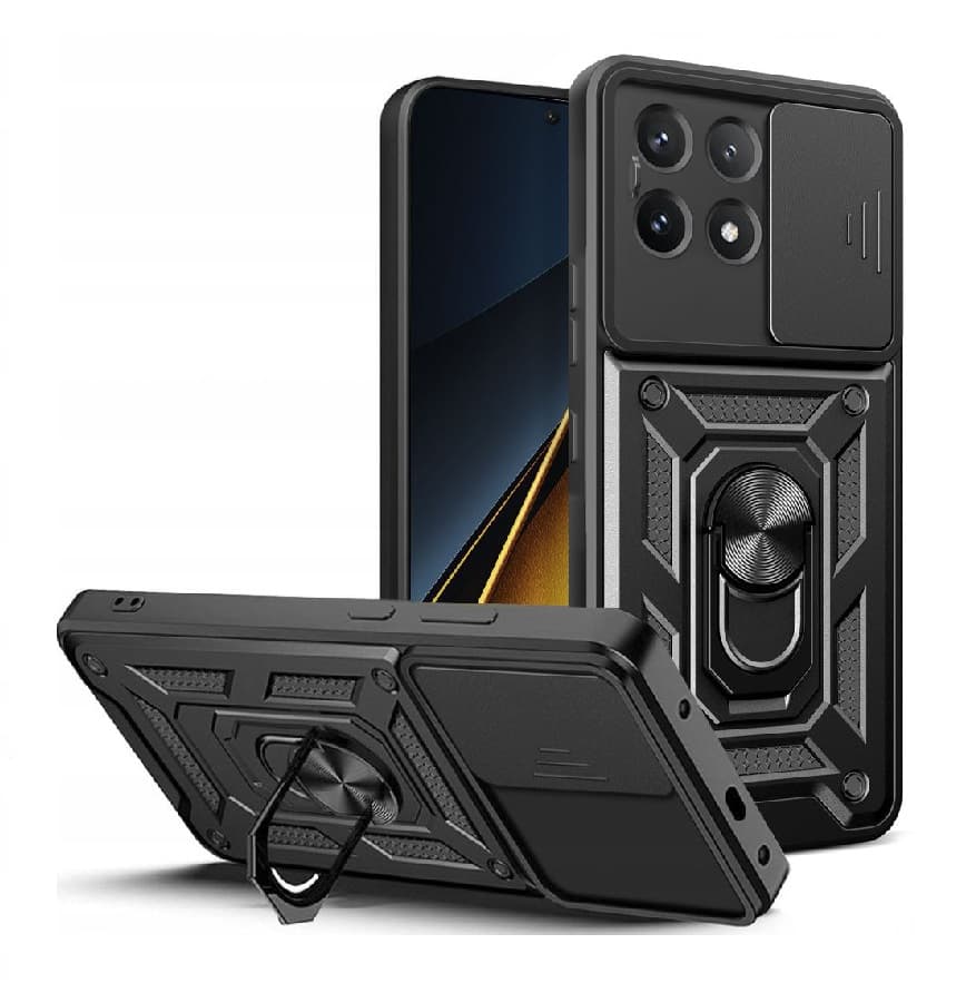 Kryt Armor Lens TopQ Xiaomi Poco X6 Pro 5G ultra odolný černý 123923 - náhled 1