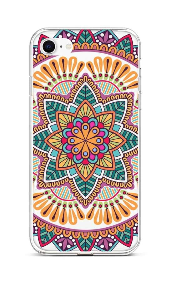 Kryt TopQ iPhone SE 2022 silikon Happy Mandala 73936