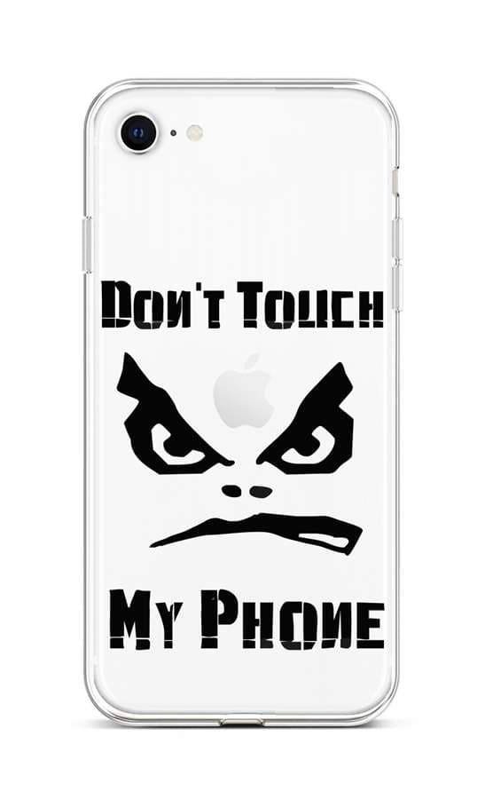 Kryt TopQ iPhone SE 2022 silikon Don´t Touch průhledný 74013