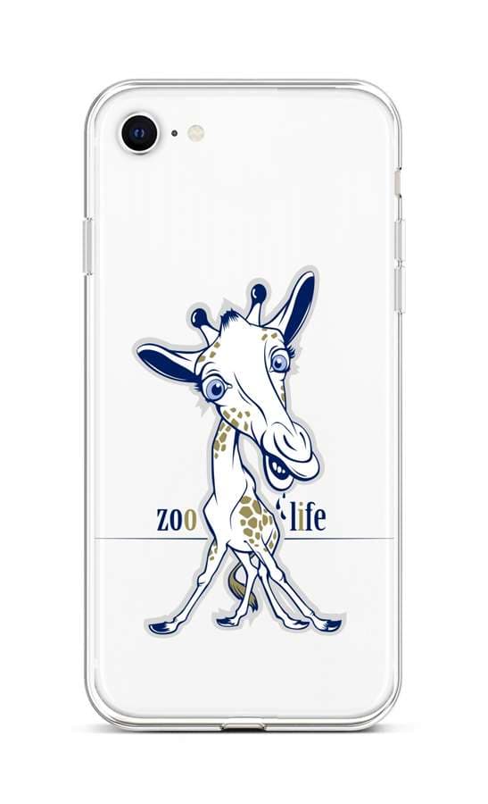 Kryt TopQ iPhone SE 2022 silikon Zoo Life 74017