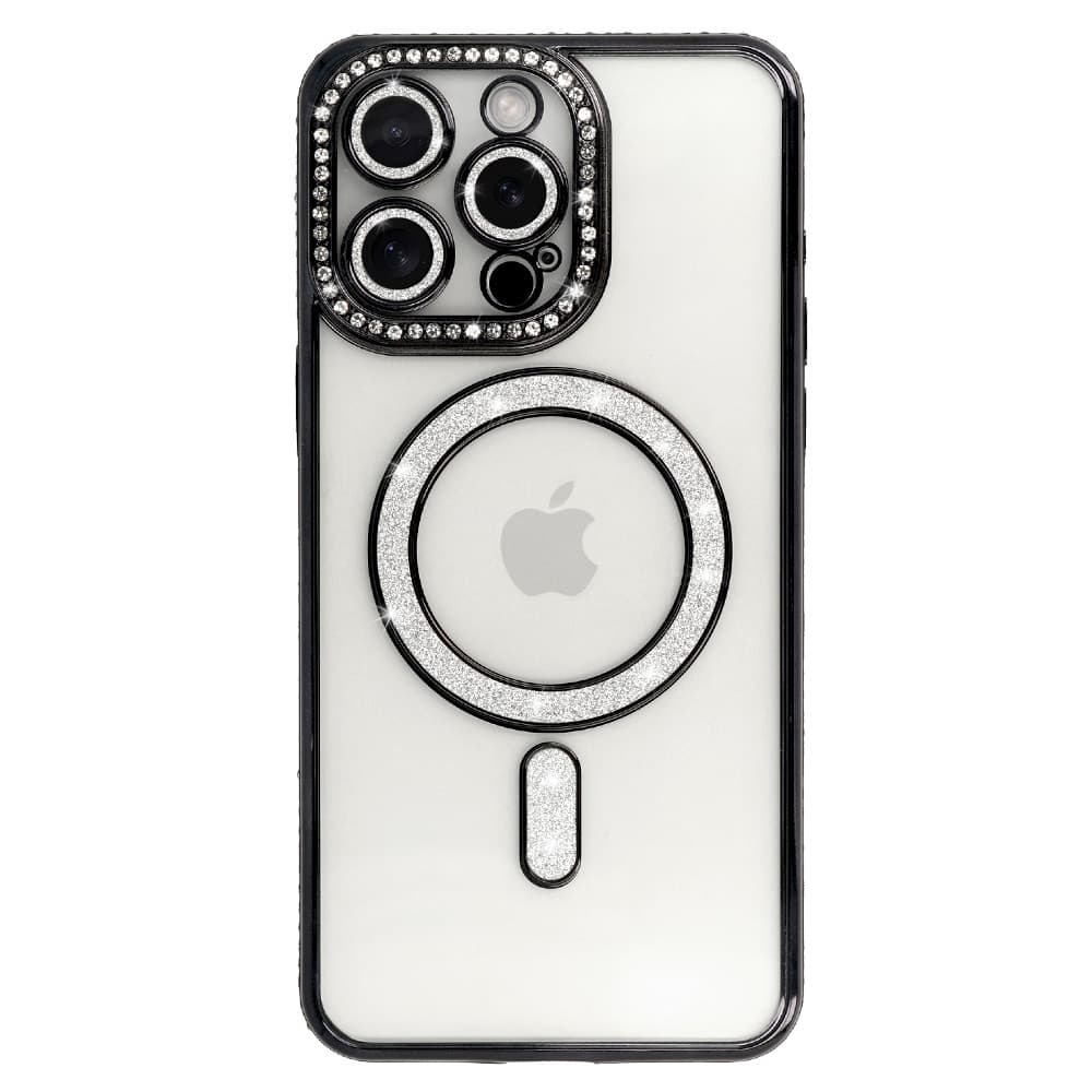 Zadní kryt Bling Magsafe pro iPhone 16 Pro černý - náhled 1