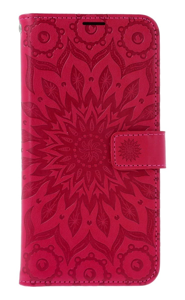 Pouzdro TopQ Samsung A37 5G knížkové Mandala tmavě růžová 174059 - náhled 1