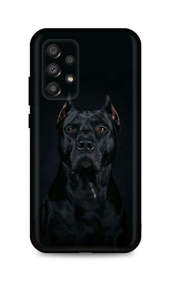 Kryt TopQ Samsung A33 5G silikon Dark Pitbull 74092