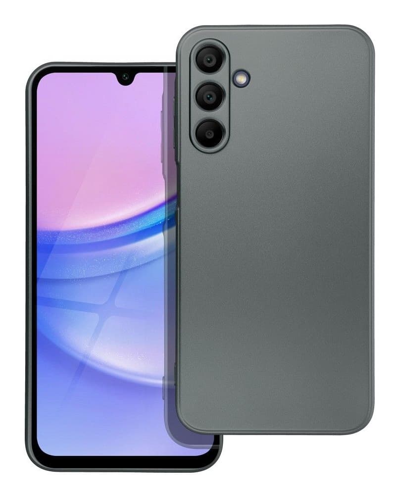 Kryt TopQ Metallic Samsung A15 šedý 134118