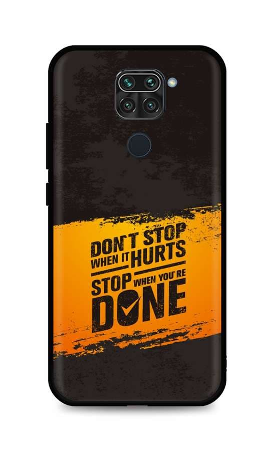 Kryt TopQ Xiaomi Redmi Note 9 silikon Don´t Stop 54129