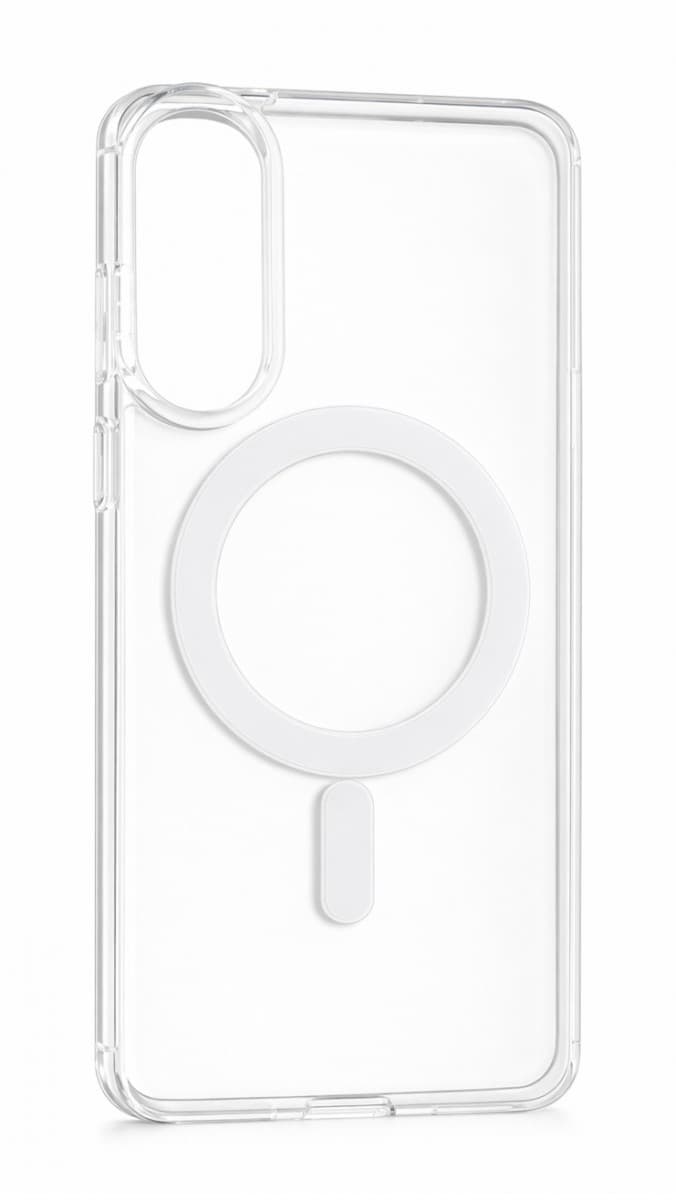 Kryt TopQ Clear Magnetic Samsung S25 Edge pevný průhledný 174134