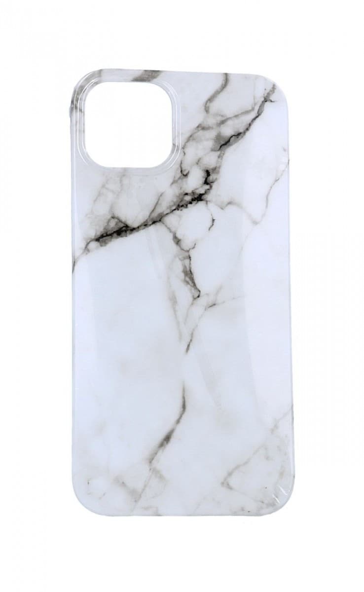 Kryt TopQ iPhone 13 Mramor bílý 84174