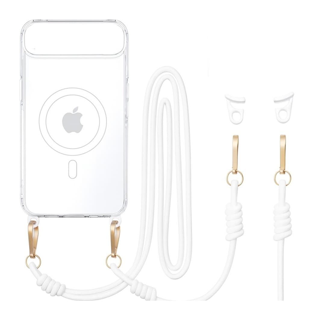 Zadní kryt Tel Protect Strap Clear pro iPhone Air white