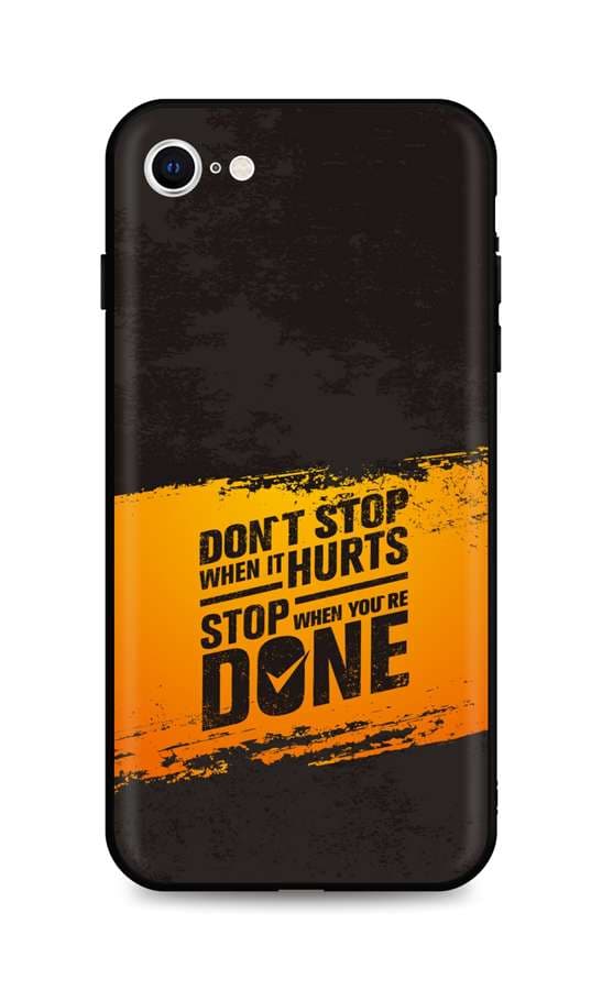 Kryt TopQ iPhone SE 2022 silikon Don´t Stop 74195
