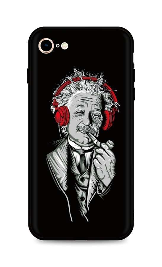 Kryt TopQ iPhone SE 2022 silikon Albert Einstein 74245