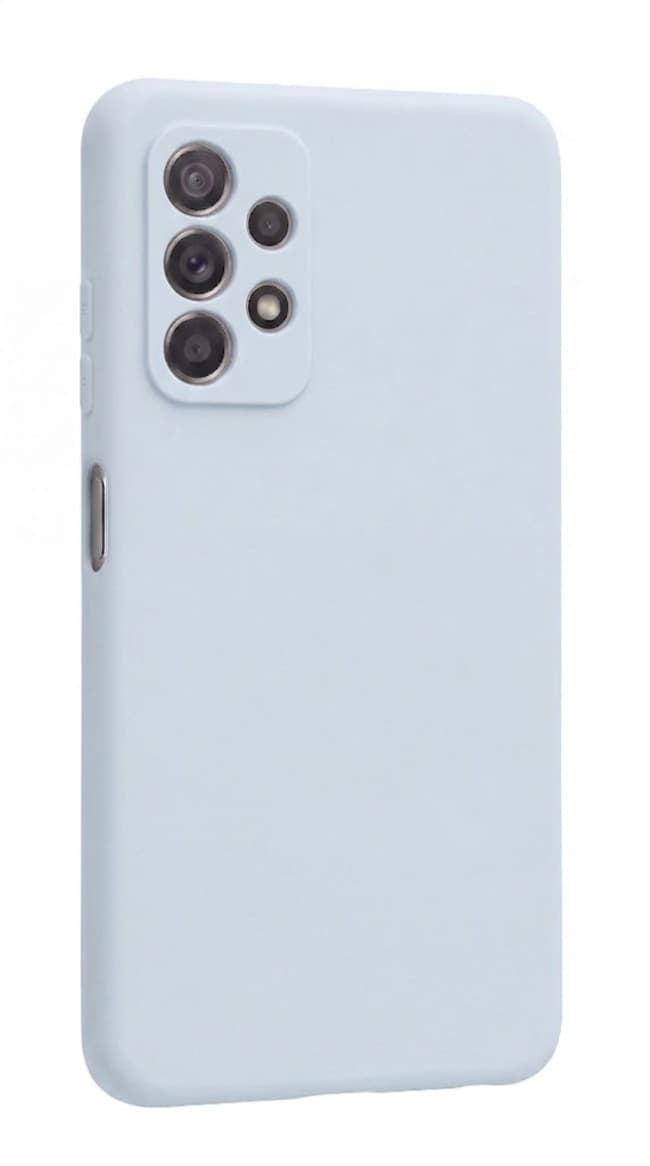 Zadní kryt Silicone Lite pro Samsung Galaxy A52/A52S nebesky modrý
