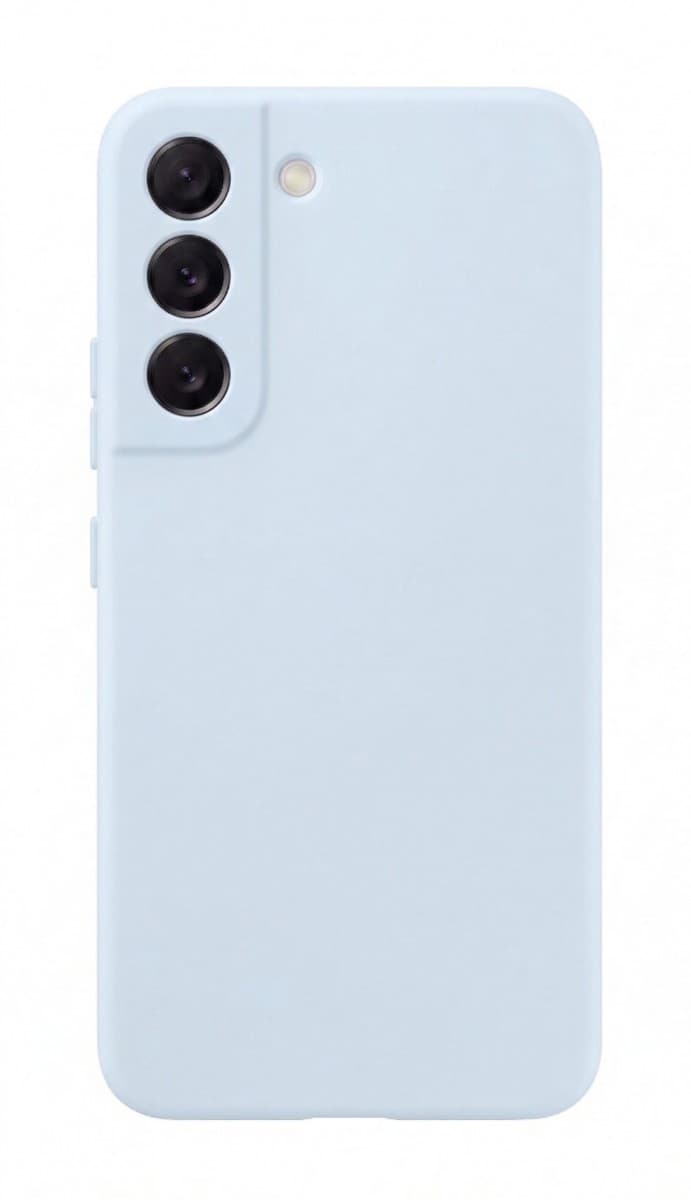 Zadní kryt Silicone Lite pro Samsung Galaxy S22 nebesky modrý