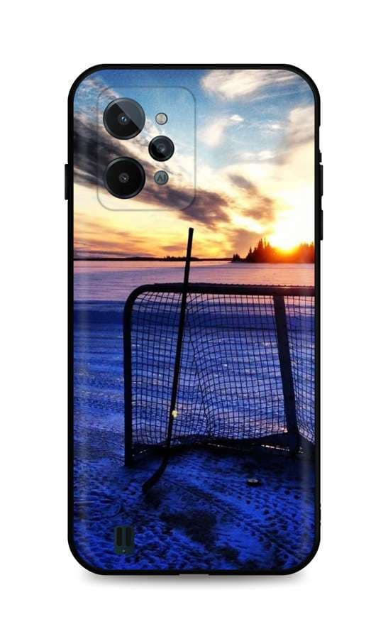 Kryt TopQ Realme C31 silikon Hockey Sunset 74307