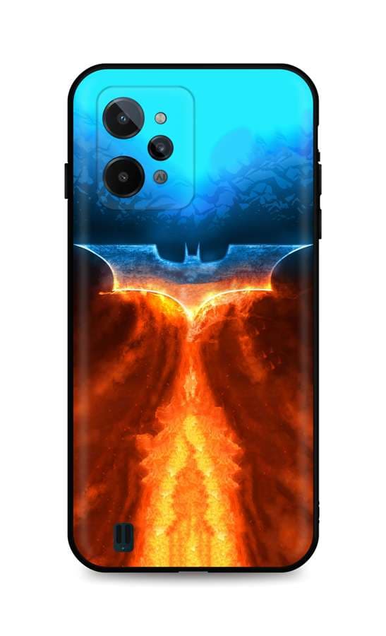 Kryt TopQ Realme C31 silikon Fiery Batman 74309