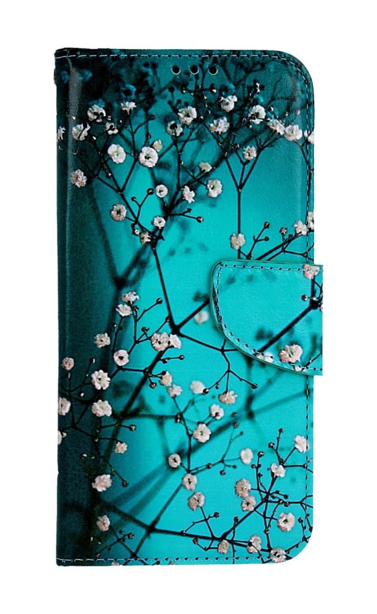 Pouzdro TopQ Samsung A54 5G knížkové Modré s květy 94310 - náhled 1