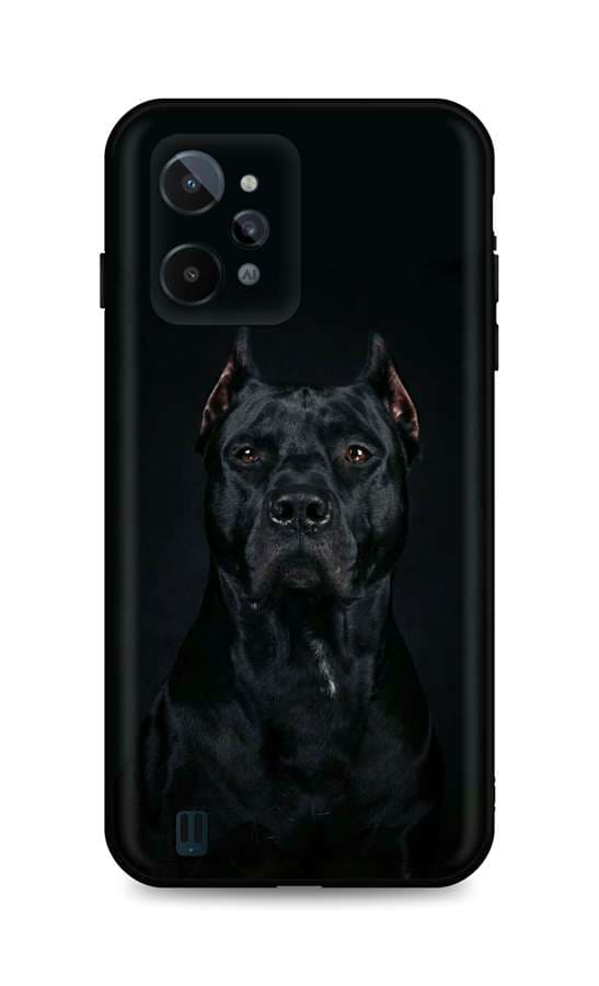 Kryt TopQ Realme C31 silikon Dark Pitbull 74318