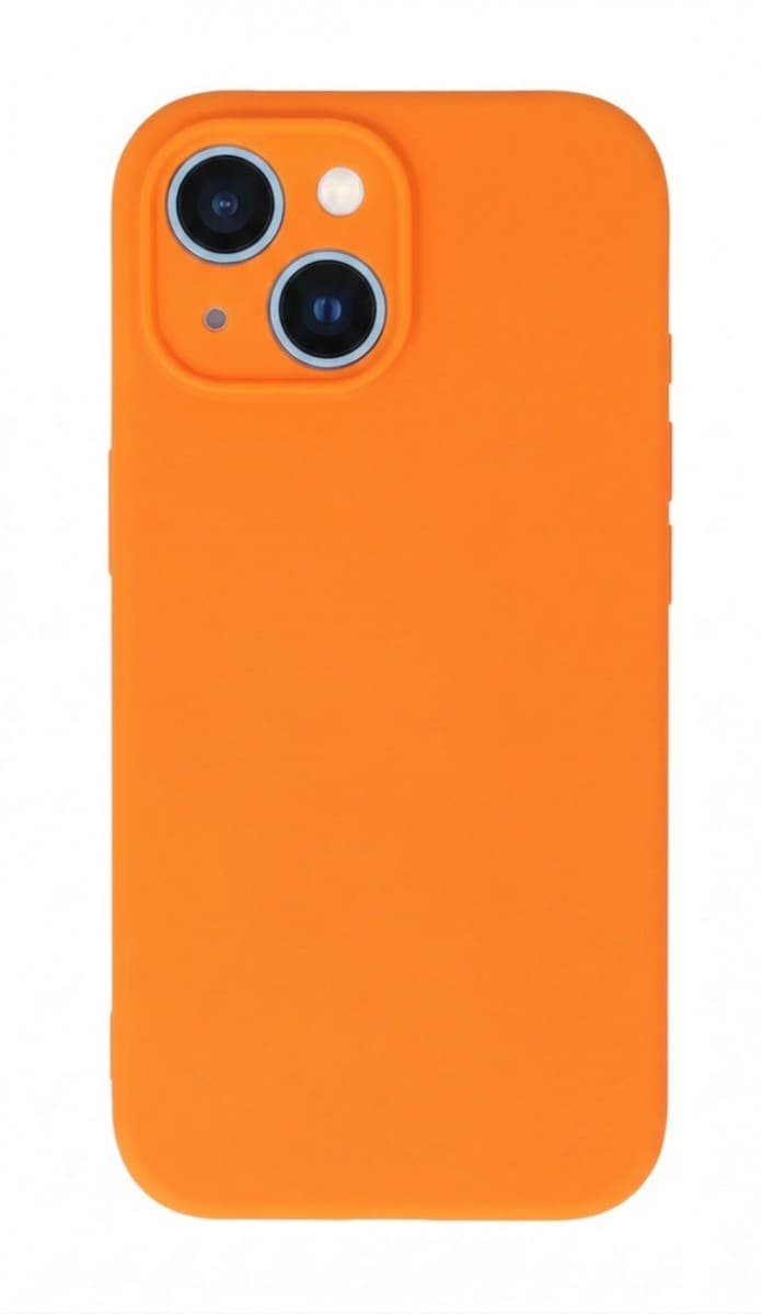 Zadní kryt Silicone Lite pro iPhone 13 oranžový