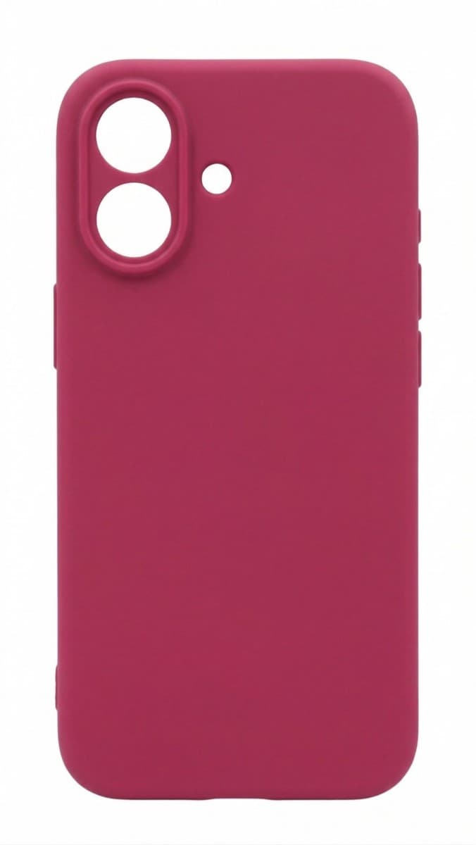 Zadní kryt Silicone Lite pro iPhone 17 malinový