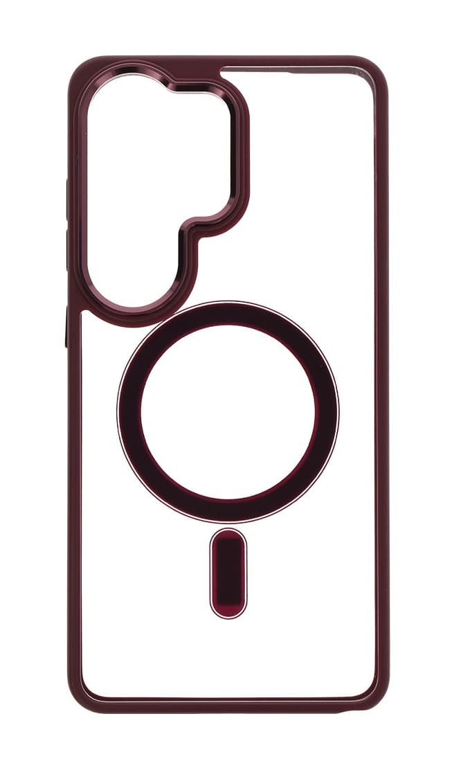 Kryt Metallic Magsafe pro Samsung Galaxy S26 Ultra cherry