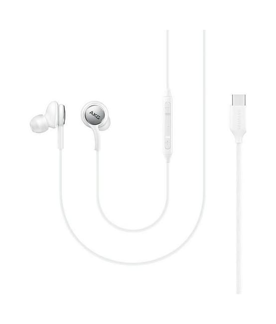 Originální sluchátka Samsung EO-IC100BWE s USB-C (Type-C) konektorem bílá 74419