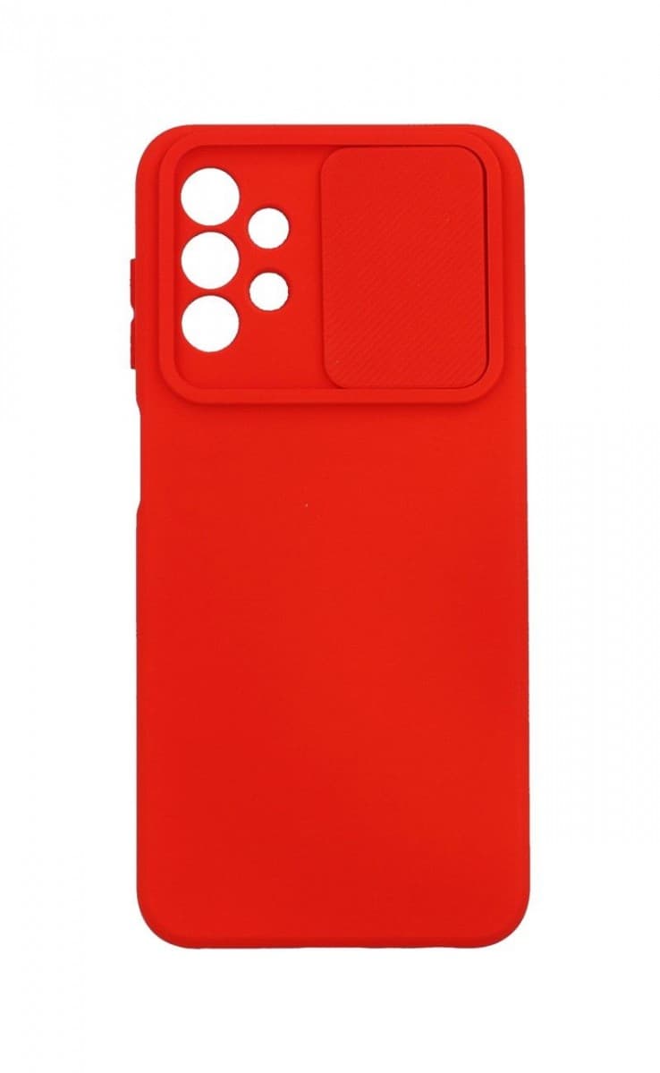 Kryt TopQ Camshield Soft Samsung A13 červený 84508