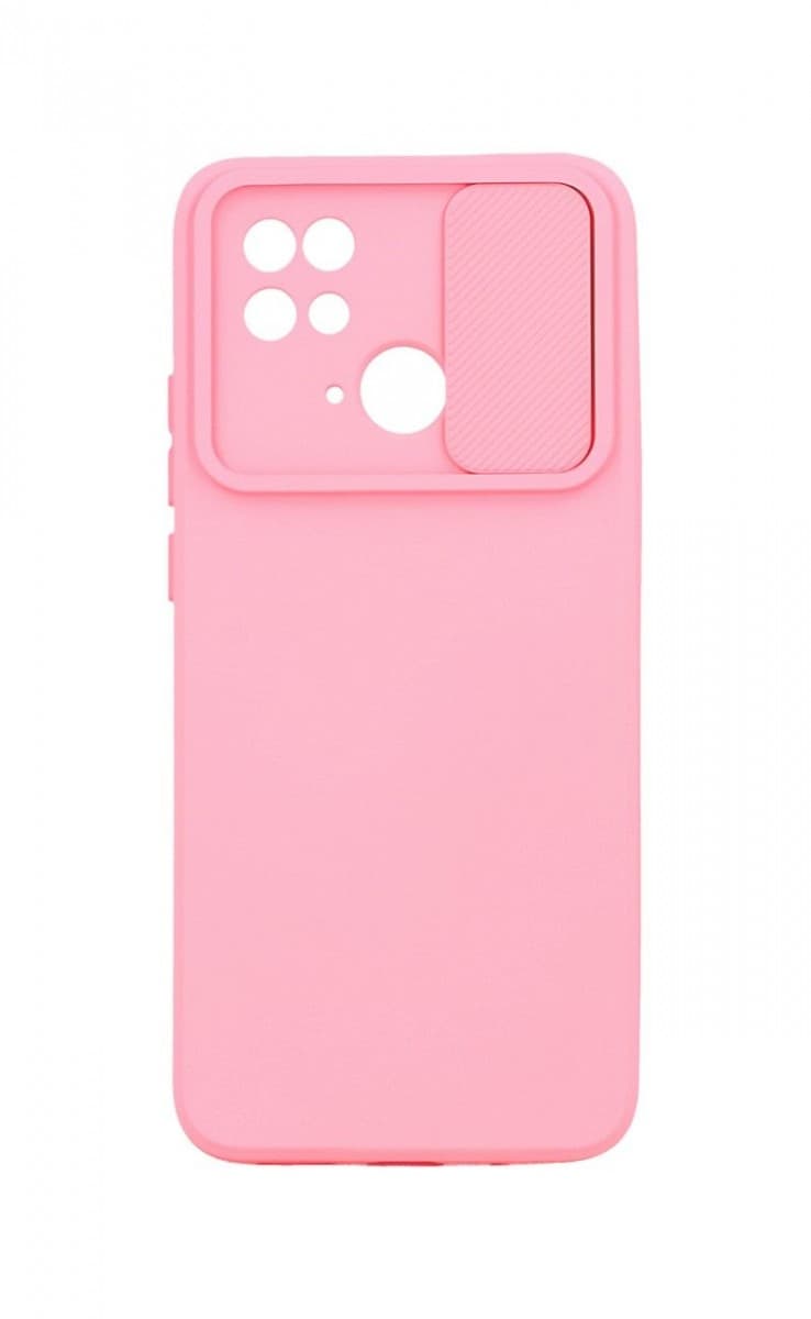 Kryt TopQ Camshield Soft Xiaomi Redmi 10C světle růžový 84509