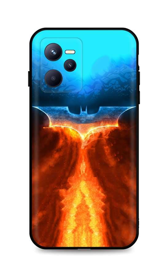Kryt TopQ Realme C35 Fiery Batman 74514