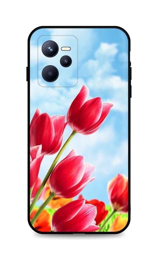 Kryt TopQ Realme C35 Tulips 74530