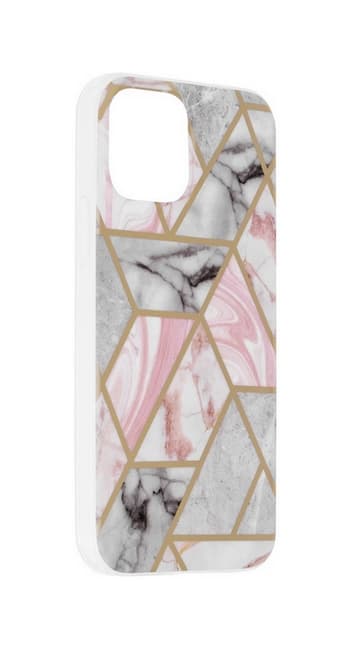 Kryt iPhone 12 Marble Pink Hex 84541