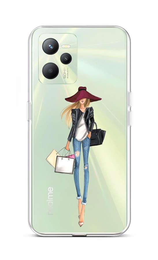 Kryt TopQ Realme C35 Lady 2 74565