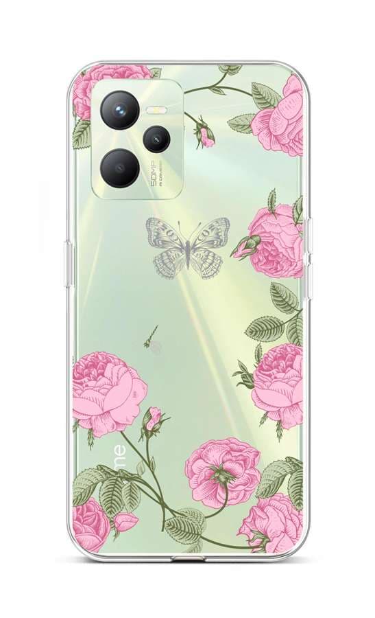 Kryt TopQ Realme C35 Pivoňky 74570