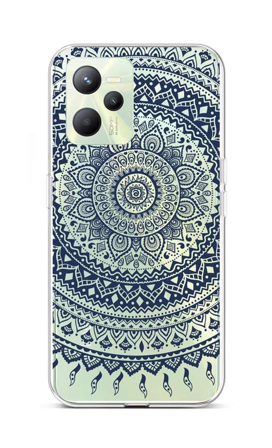 Kryt TopQ Realme C35 Navy Mandala 74607