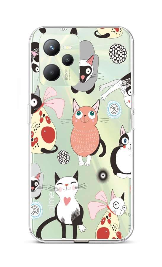 Kryt TopQ Realme C35 Cats 2 74610
