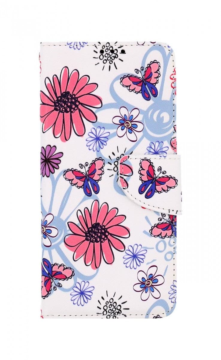 Pouzdro TopQ Vivo Y01 knížkové Flowers 74724 - náhled 1