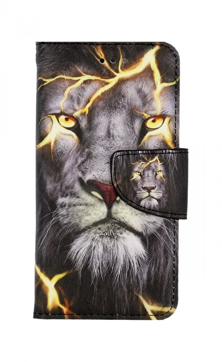 Pouzdro TopQ iPhone SE 2022 knížkové Magický lev 74725 - náhled 1