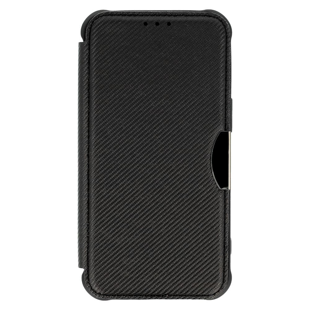 Knížkové pouzdro Razor Carbon pro Samsung Galaxy S24 FE černé - náhled 1