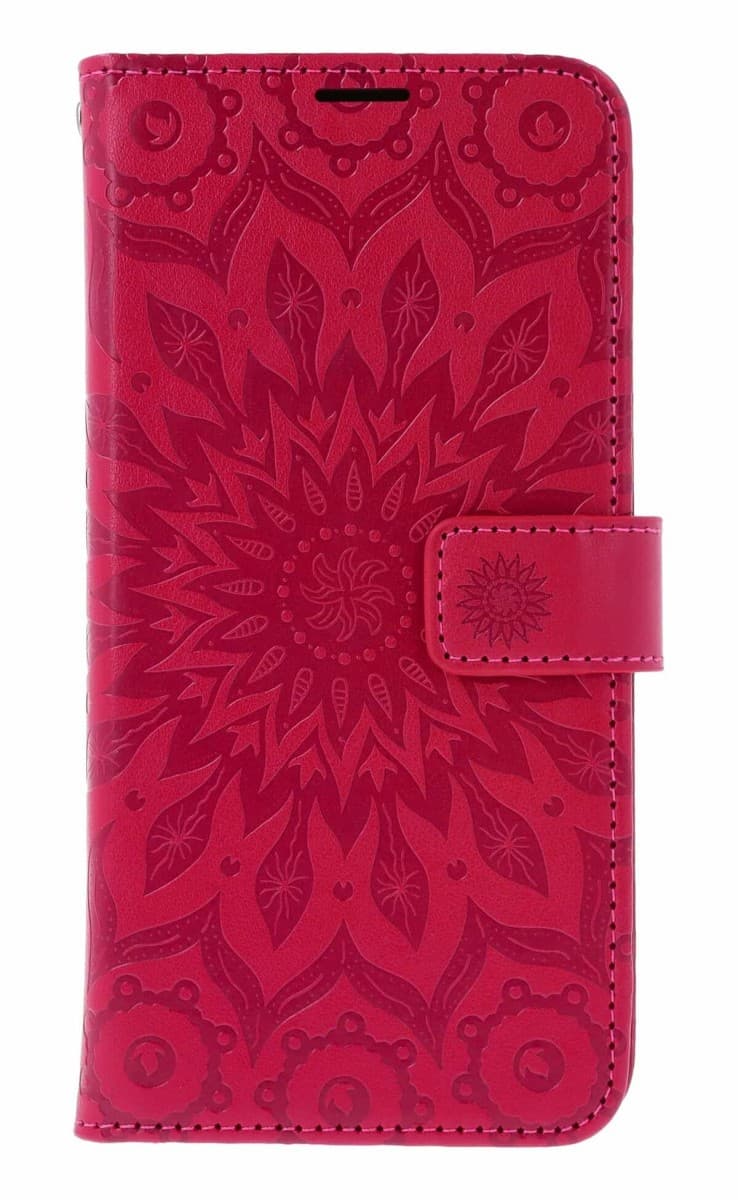 Pouzdro TopQ Samsung A57 5G knížkové Mandala tmavě růžová 174831 - náhled 1