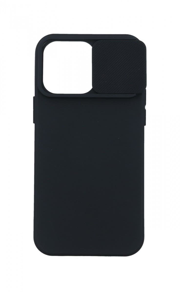 Kryt TopQ Camshield Soft iPhone 14 Pro Max černý 84843