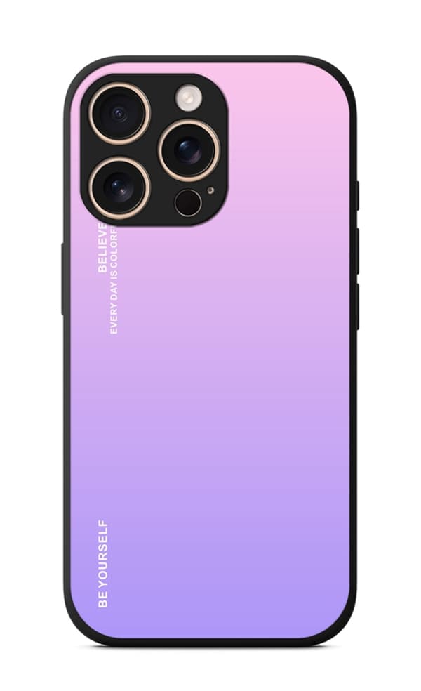 Kryt TopQ LUXURY iPhone 16 Pro pevný duhový růžový 124858